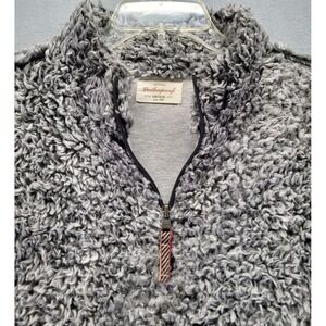Original Weatherproof Vintage 1/4 Zip Pullover Womens Size Large Faux Fur/Sherpa